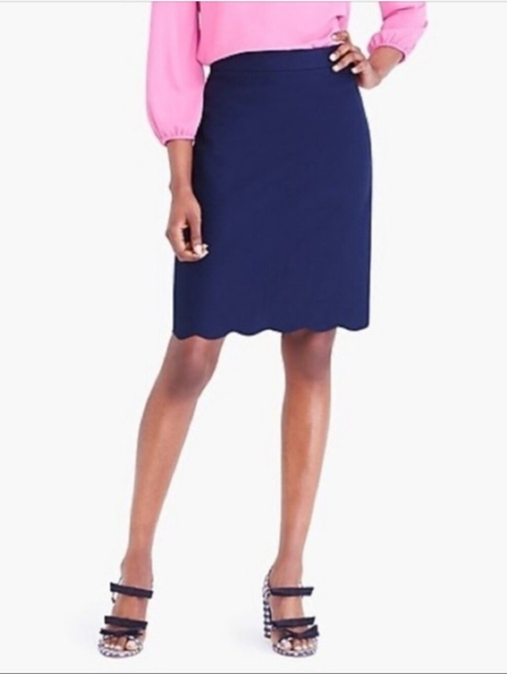 J. Crew scallop-edge pencil skirt (NWT) 🛍 HP 🛍